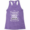 vintage made in 1952 perfectly aged a living legend Racerback Tank