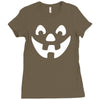 jack o lantern halloween Ladies Fitted T-Shirt