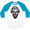 hipter skull 3/4 Sleeve Shirt