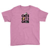 cats cats cats Youth Tee