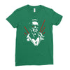 new retro 1980's the terminator Ladies Fitted T-Shirt