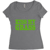 kiss my grass Women's Triblend Scoop T-shirt