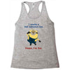 bad influence Racerback Tank