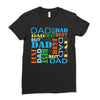 best dad Ladies Fitted T-Shirt