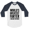 World's Greatest Farter I Mean Father 3/4 Sleeve Shirt