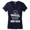i get awesome husband Women's V-Neck T-Shirt