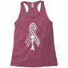 fallen soldier ribbon never forget military Racerback Tank