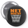 net worthy basketball Pin-back button