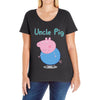 peppa pig uncle pig Ladies Curvy T-Shirt