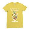 my body is a garden, not a graveyard black Ladies Fitted T-Shirt