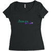 FAHRIE77 Women's Triblend Scoop T-shirt