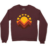 sunset mountain Crewneck Sweatshirt