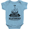 I Am Music Actually In A Very Commited Relationship Baby Onesie