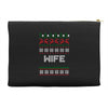 ugly christmas wife Accessory Pouches