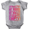 my heart is empty Baby Onesie
