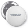 dumb people Pin-back button