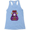 happy birthday monster Racerback Tank