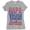 papa   body guard Ladies Fitted T-Shirt