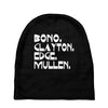 bono clayton edge mullen Baby Beanies