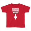 warning choking hazard printed Toddler T-shirt