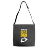 World's Best Dad Ever Adjustable Strap Totes