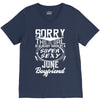 This Girl Is Taken By A Super Sexy June Boyfriend V-Neck Tee