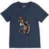 deathstroke marron V-Neck Tee
