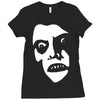 pazuzu face Ladies Fitted T-Shirt