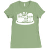 dj scratch men's Ladies Fitted T-Shirt