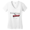 necessity is the mother Women's V-Neck T-Shirt