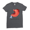 stomach cancer awareness Ladies Fitted T-Shirt