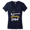 queens are born in 1964 Women's V-Neck T-Shirt