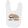 Sloth Says Not Today Baby Bibs