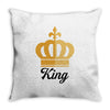 king Throw Pillow
