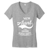 New Aunt 2018 Rokie Dept. Women's V-Neck T-Shirt