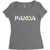 Panda Write T-Shirt Women's Triblend Scoop T-shirt