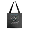 black bood Tote Bags