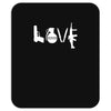 love  funny weapons retro war urban art guns knife cool peace Mousepad