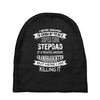 Super Cool Stepdad Of A Freaking Awesome Granddaughter Baby Beanies