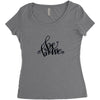 LOOK BEAUTY Women's Triblend Scoop T-shirt