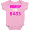 turn up the bass Baby Onesie