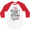 Tough She Be But Little She Is Fierce 3/4 Sleeve Shirt