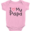 I Love My Papa Baby Bodysuit