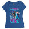 grandpa of the birthday girl Women's Triblend Scoop T-shirt