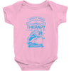 I Dont Need Therapy Need Fishing Baby Onesie