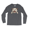 cute pug dog Long Sleeve Shirts