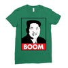 Kim Jong Un Boom Rocketman Ladies Fitted T-Shirt