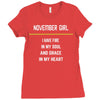 November Girl Ladies Fitted T-Shirt