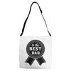 best dad ever Adjustable Strap Totes