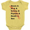 the heads Baby Onesie